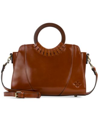 Patricia Nash - Lyon Medium Leather Satchel Crossbody