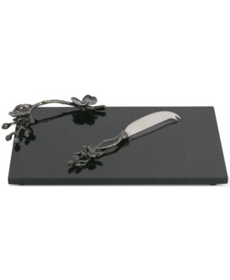 Michael Aram - Black Orchid Small Cheese Board with Knife