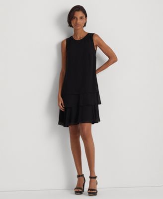 Lauren Ralph Lauren - Women's Crinkle Georgette Shift Dress