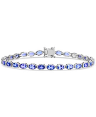 Macy's Brand - Tanzanite Tennis Bracelet (6 ct. t.w.) in Sterling Silver