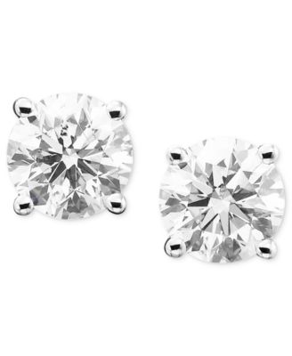 Macy's Brand - Diamond Stud Earrings in 14k Gold or White Gold (1 ct. t.w.)