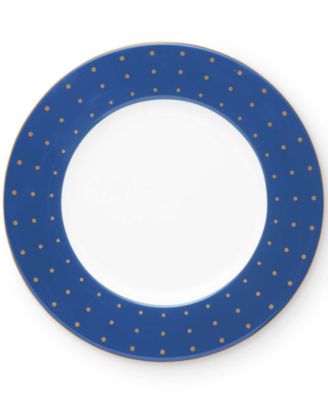 kate spade new york - "Library Lane" Navy 9" Accent Plate