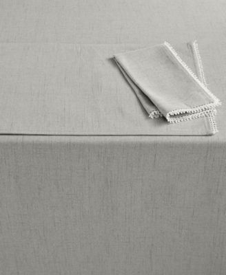 Lenox - French Perle Collection 120" Dove Gray Oblong Tablecloth