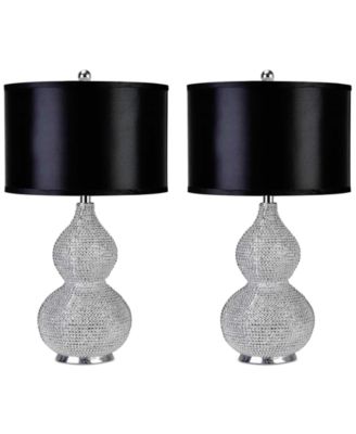 Abbyson Living - Set of 2 Vito Sea Urchin Table Lamps