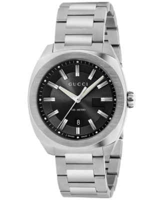 Gucci - Men's Swiss Cushion Stainless Steel Bracelet Watch 41mm YA142301