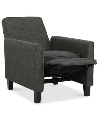 Noble House - Almonte Fabric Recliner Club Chair, Direct Ship