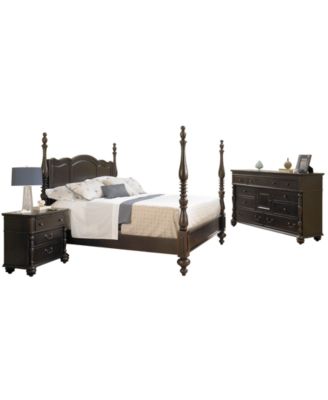 Furniture - Paula Deen Bedroom , Savannah King 3 Piece Set (Bed, Dresser and Nightstand)