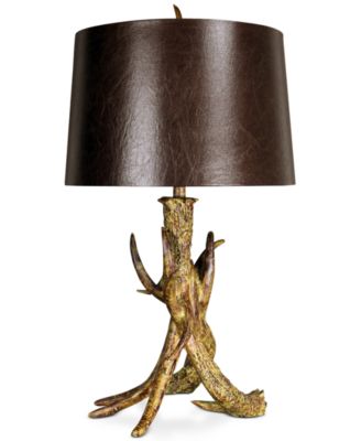 StyleCraft - Three Faux Antler Table Lamp