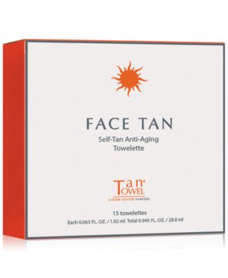 TanTowel - Face Tan Self-Tan Anti-Aging Towelette, 15-Pk.