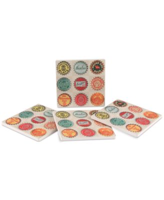 Thirstystone - Cheers 4-Pc. Coaster Set