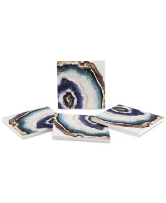 Thirstystone - Agate Watercolor 4-Pc. Coaster Set