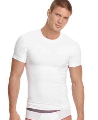 2(x)ist - Mens Body Shaper, SHAPE FORM Slimming Crew Neck Tee
