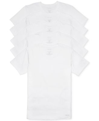 Calvin Klein - Men's 5-Pk. Cotton Classics Crew Neck Undershirts
