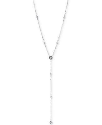 DKNY - Logo Crystal Station Y-Necklace