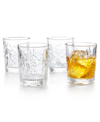 Bormioli Rocco - Stone Double Old Fashioned Glasses, Set of 4
