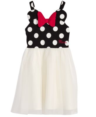 Disney - Minnie Mouse 3D Bow & Dot-Print Dress, Toddler Girls (2T-5T)