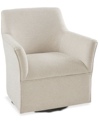 Furniture - Augustine Swivel Glider Chair, Quick Ship