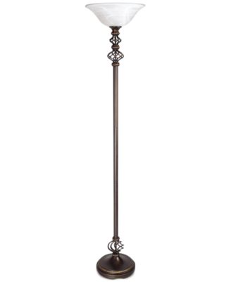 Cal Lighting - 150W 3-Way Iron Torchiere
