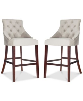 Safavieh - Folino Bar Stool (Set Of 2), Quick Ship